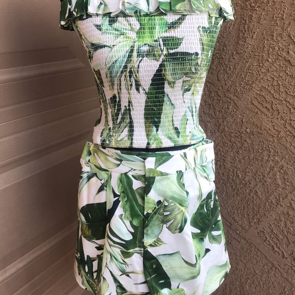 NWT top/short set.